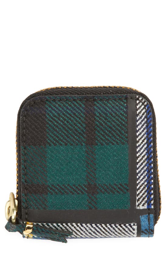COMME DES GARÇONS COMME DES GARÇONS WALLETS TARTAN PATCHWORK ZIP WALLET