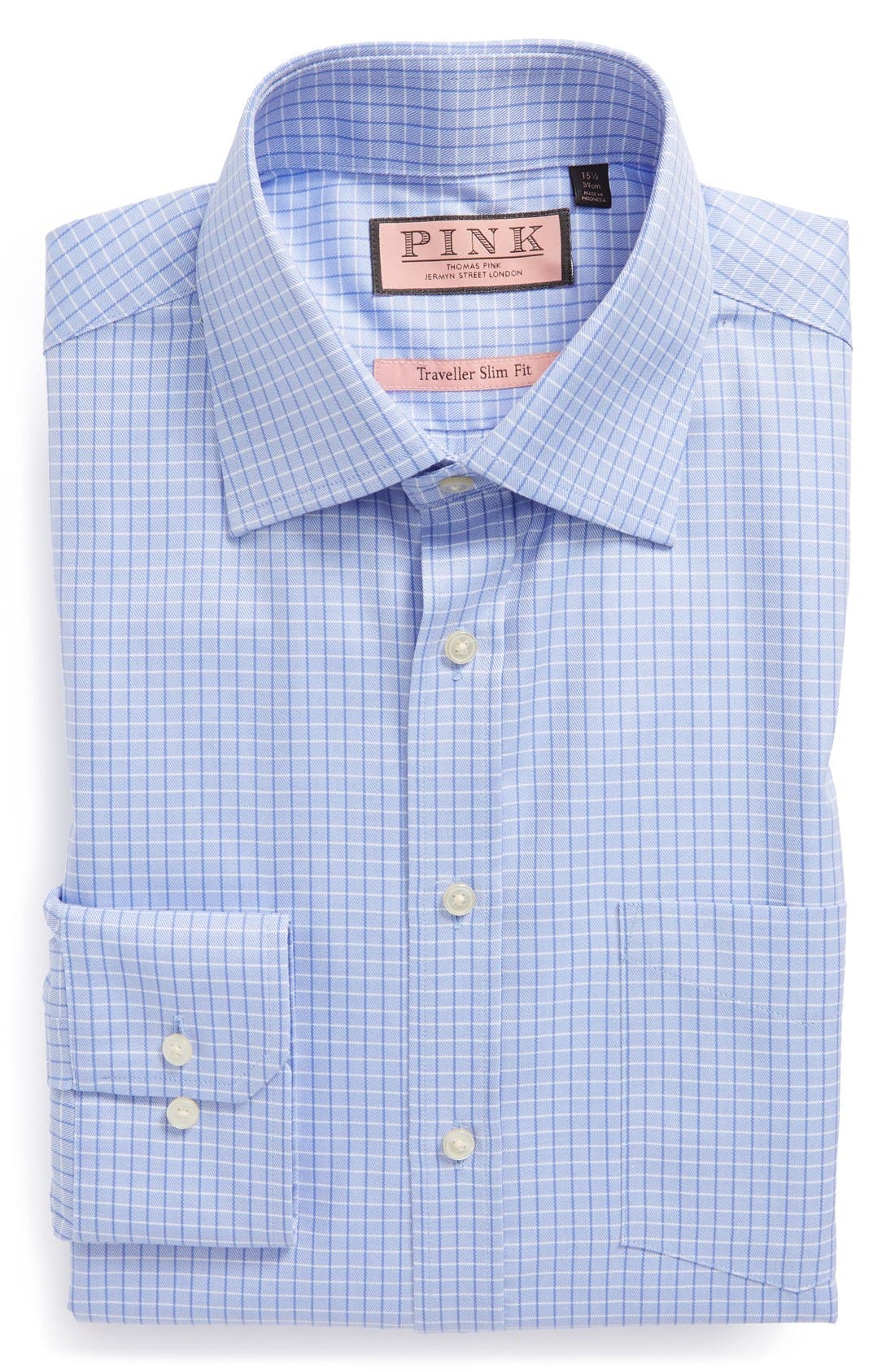 thomas pink slim fit