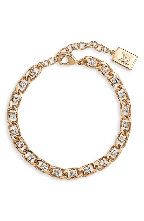 Jules Cubic Zirconia Bracelet in Gold