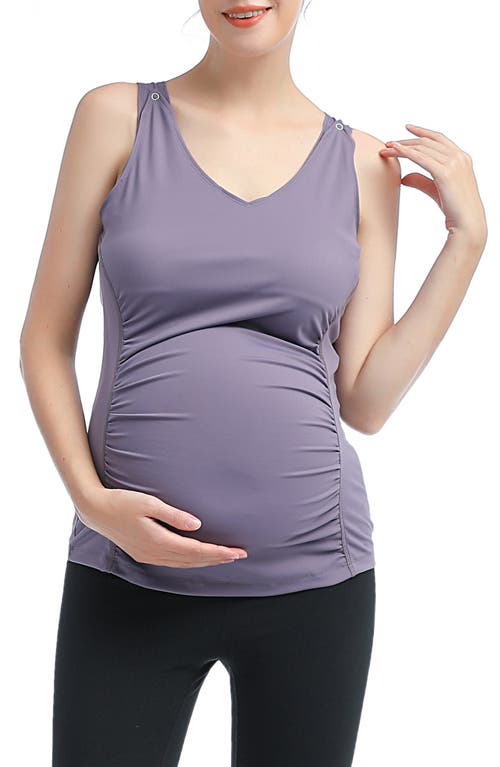 Essential Maternity/Nursing Tank in Lavender