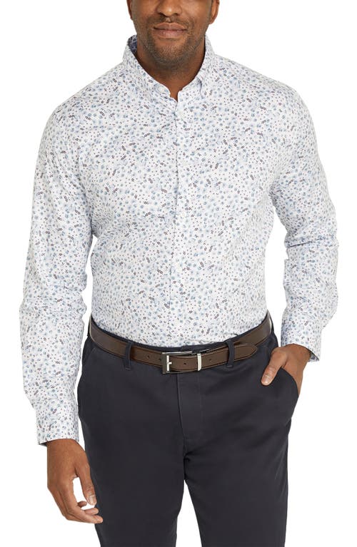 Shop Johnny Bigg Mason Floral Button-down Shirt In White