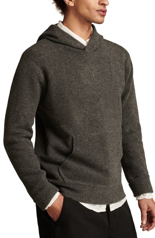 Shop Lucky Brand Corridor Hoodie Sweater In Charcoal Heather