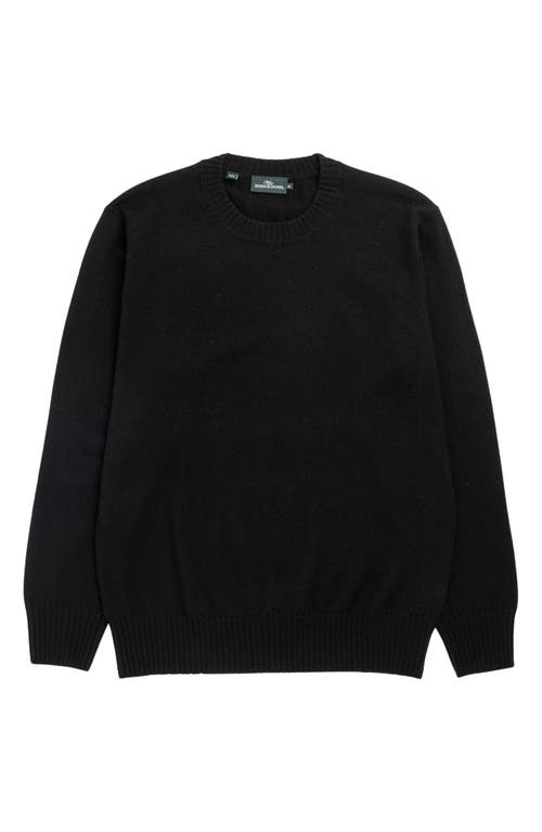 Shop Rodd & Gunn Christchurch Wool & Cashmere Crewneck Sweater In Onyx