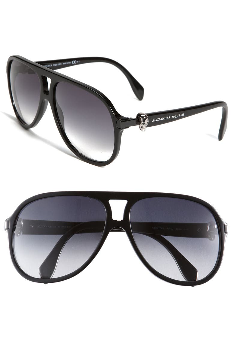 Alexander McQueen Aviator Sunglasses | Nordstrom