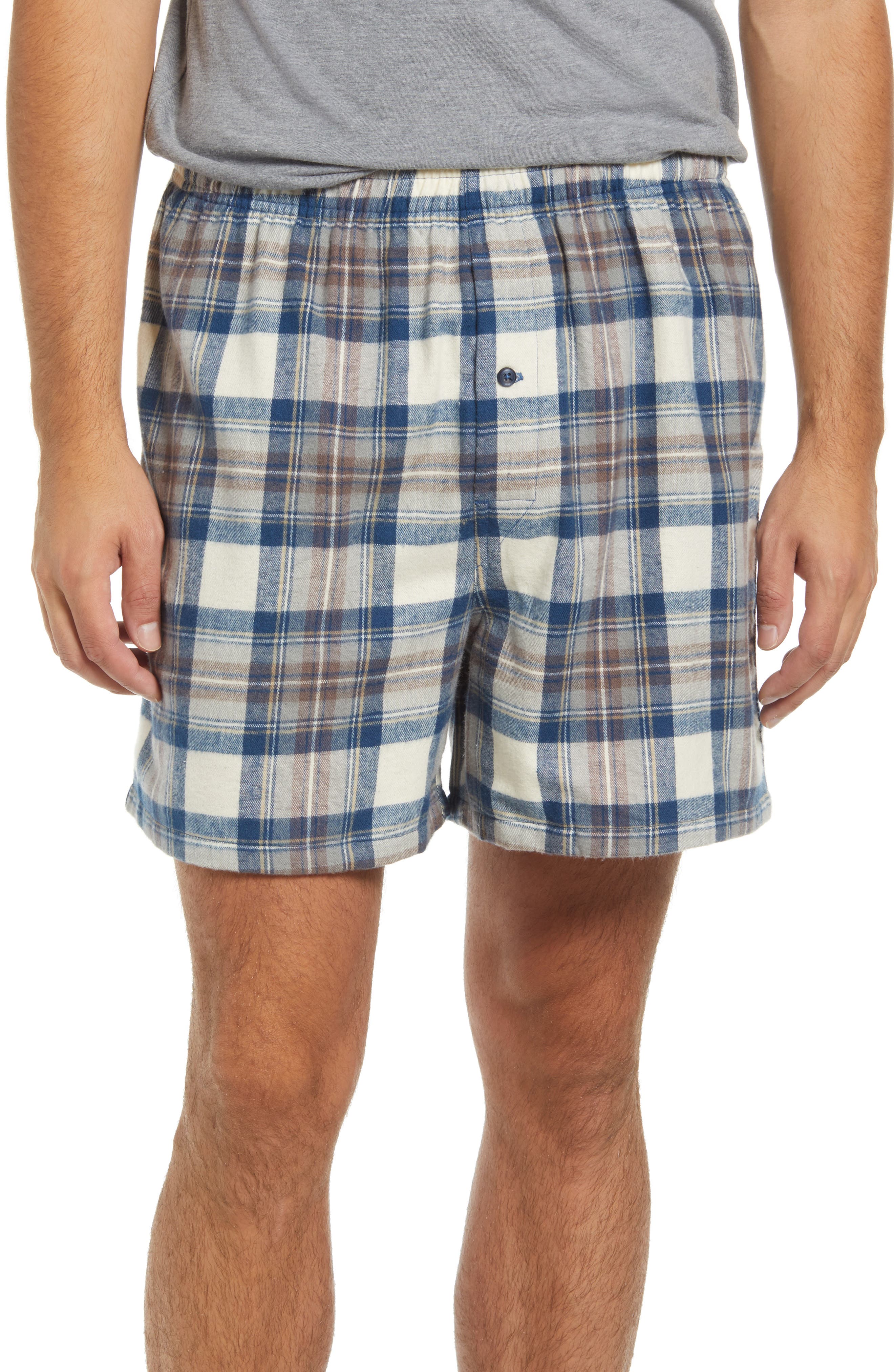 ll bean flannel shorts