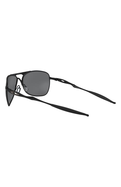 Oakley Crosshair 61mm Prizm™ Polarized Pilot Sunglasses In Matte Black/prizm Black