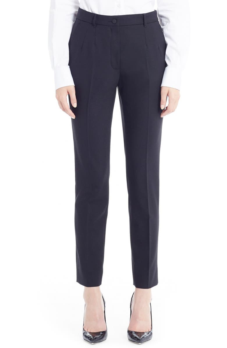 Dolce&Gabbana Stretch Wool Ankle Pants | Nordstrom