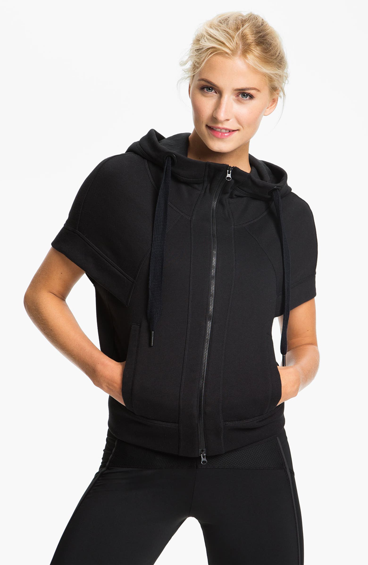 Short sleeve hoodie ladies Clearance