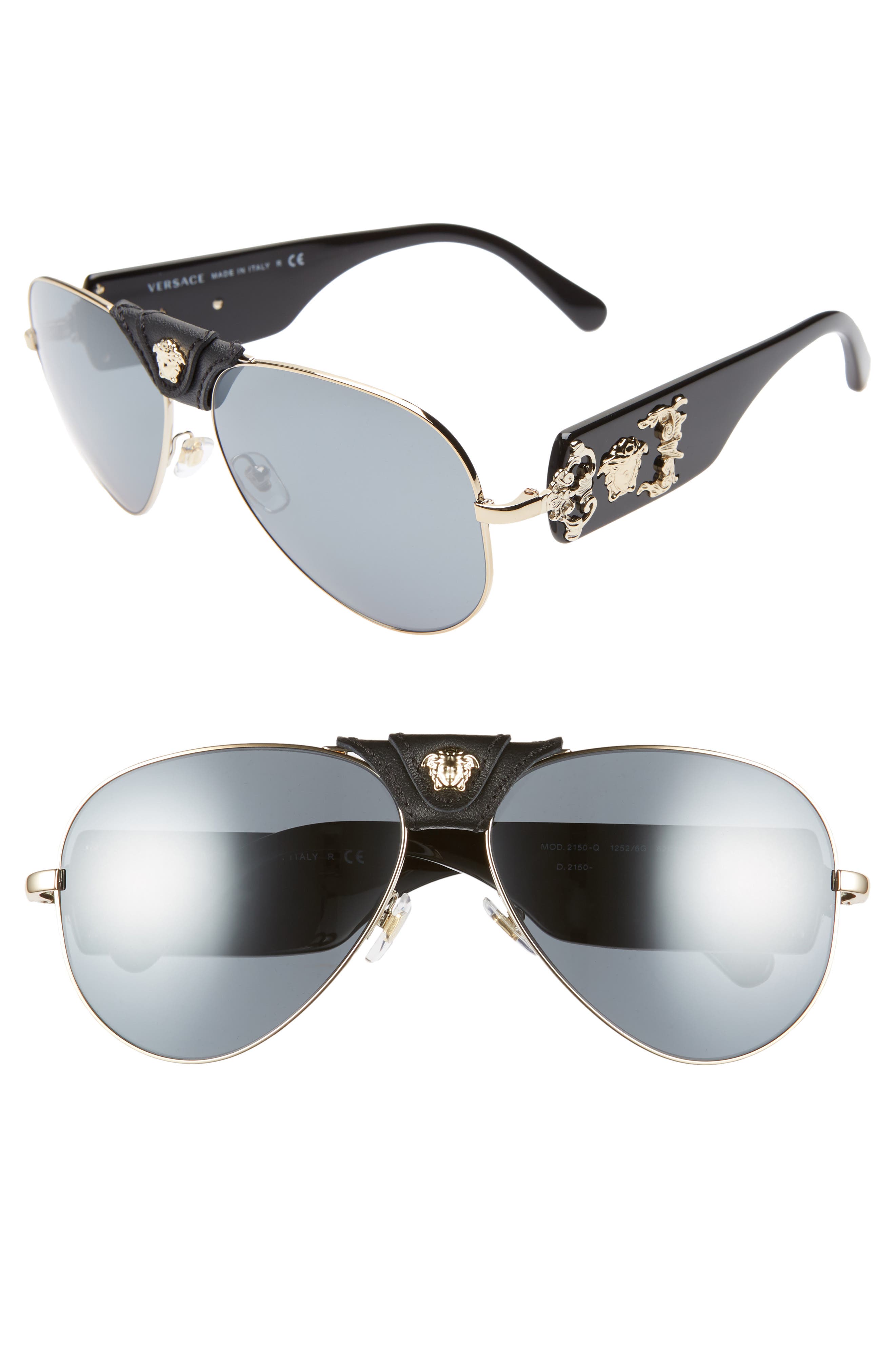 versace aviator eyeglasses