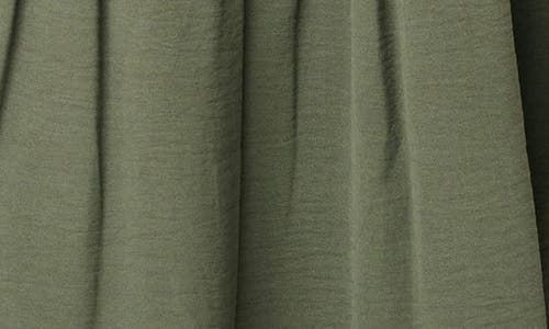 Shop Gibsonlook Bohemian Smocked Waist Maxi Dress In Military Green