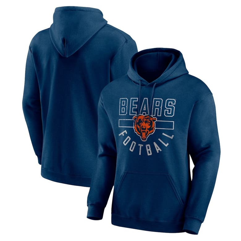 Lids Chicago Bears Fanatics Branded Bubble Screen Pullover Hoodie - Navy