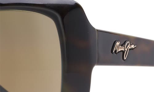 Maui Jim Orchid 735 10p Sunglasses In Tortoise Peacock/hcl Bronze