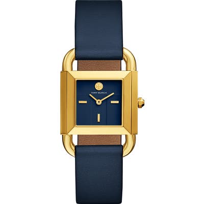 Tory Burch Phipps Leather Strap Watch, 2m X 42Mm