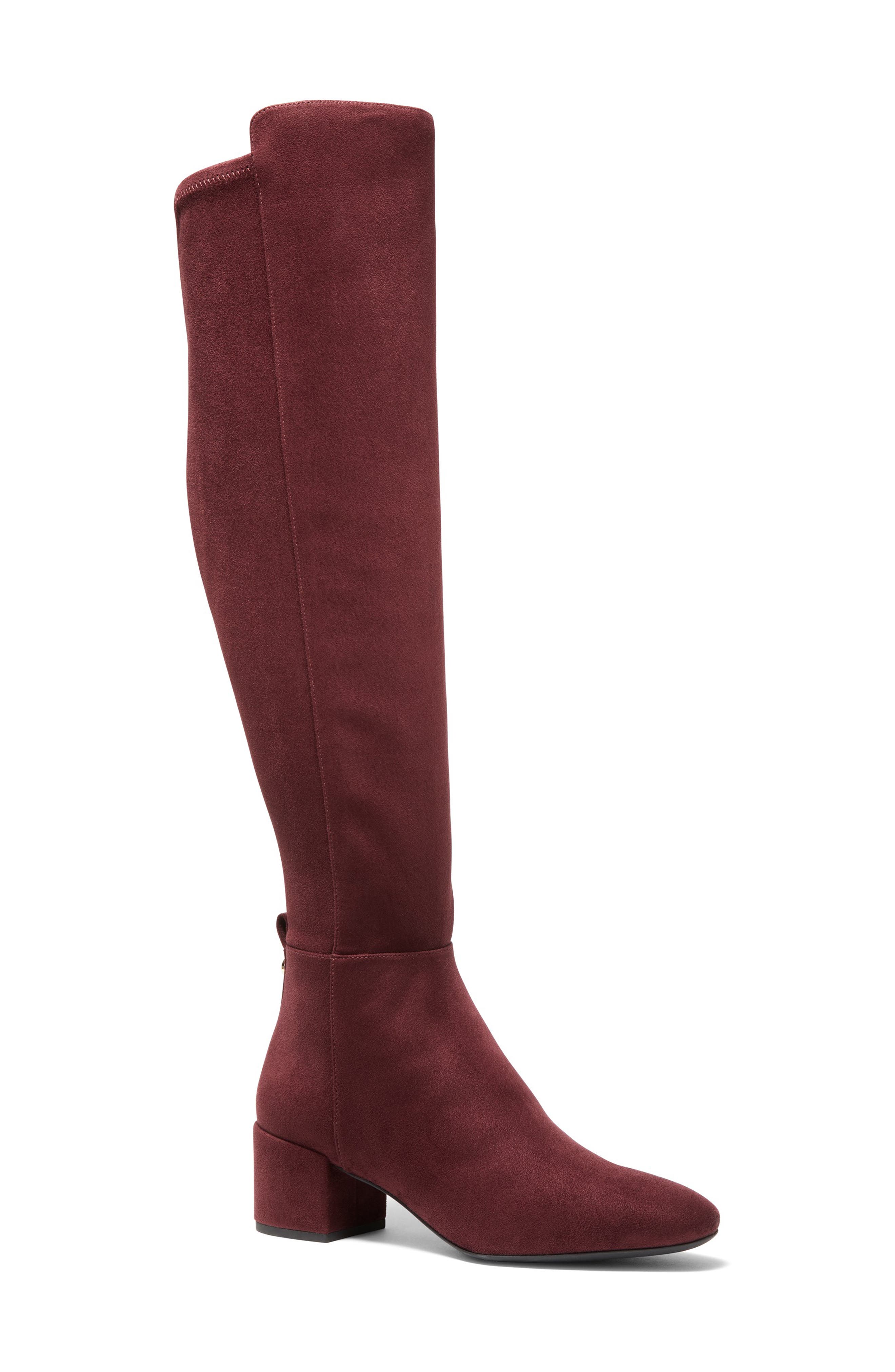 Womens Shoes Boots Knee-high boots Michael Kors Braden Leather Boot in Brown 