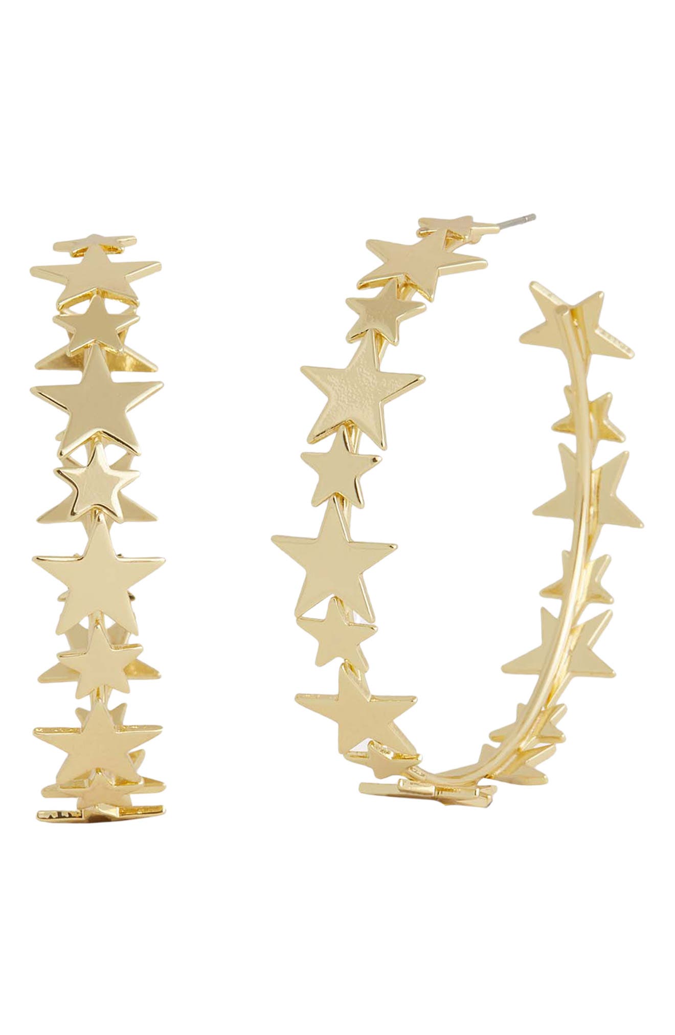 Petit Moments Nova Star Hoop Earrings Nordstromrack