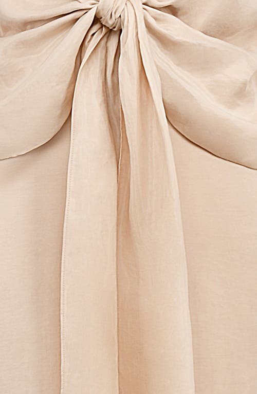 House Of Cb Nevaeh Long Sleeve Midi Dress In Powder Peach