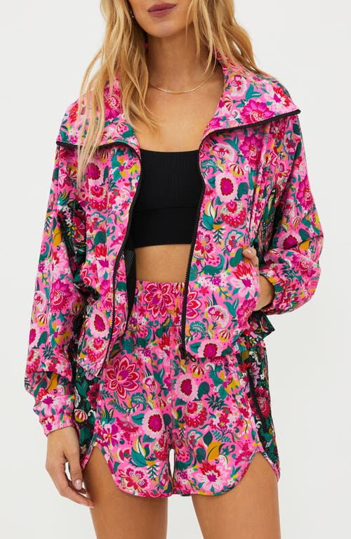 Beach Riot Casen Zip Jacket In Passion Fl