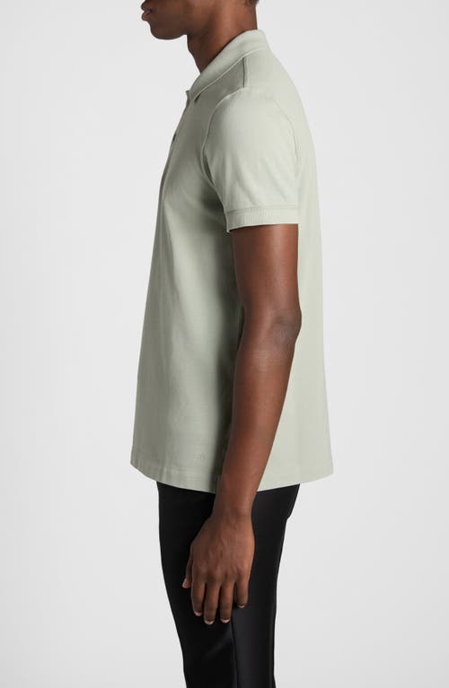 Shop Tom Ford Short Sleeve Cotton Piqué Polo In Menthol