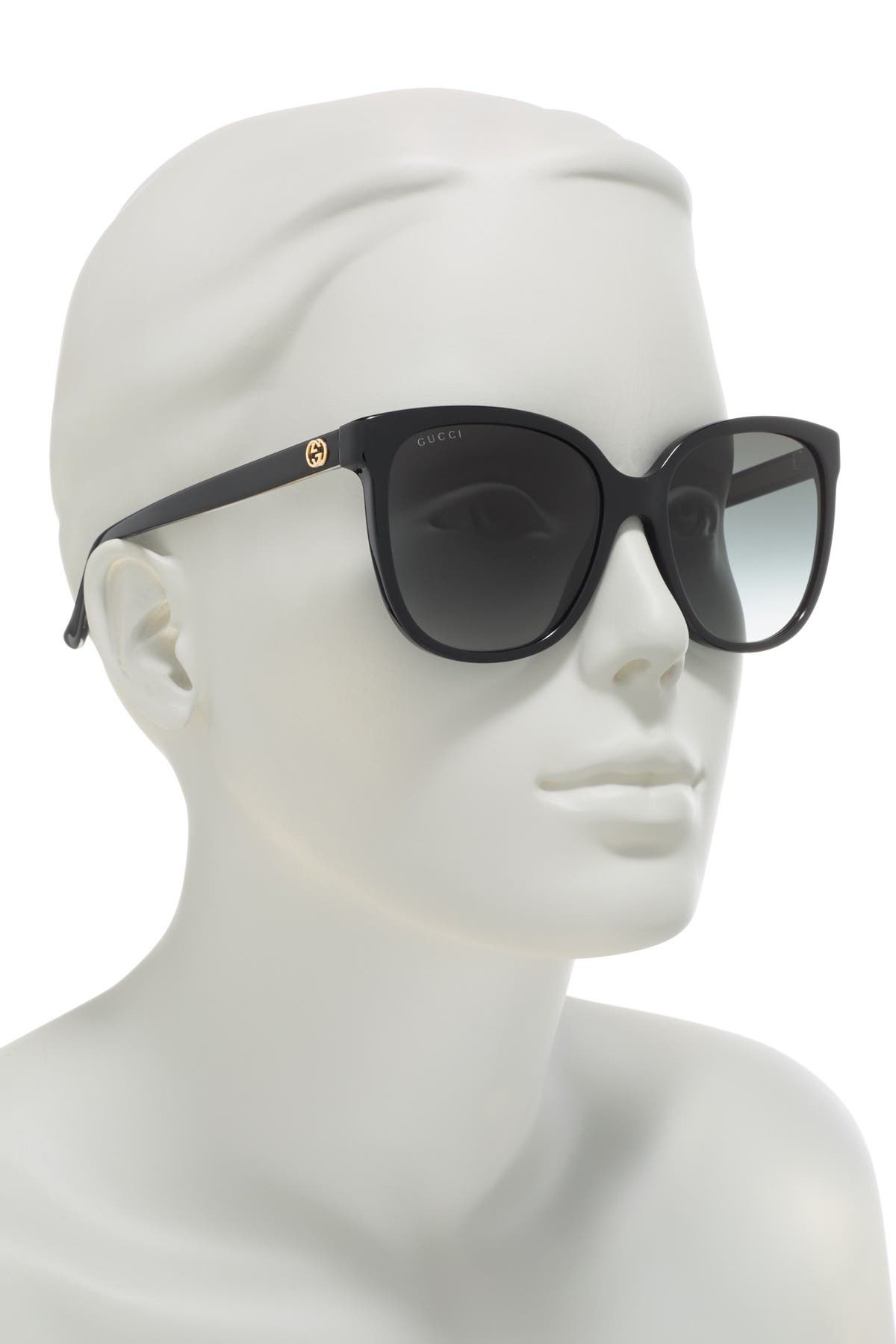 gucci 55mm square sunglasses