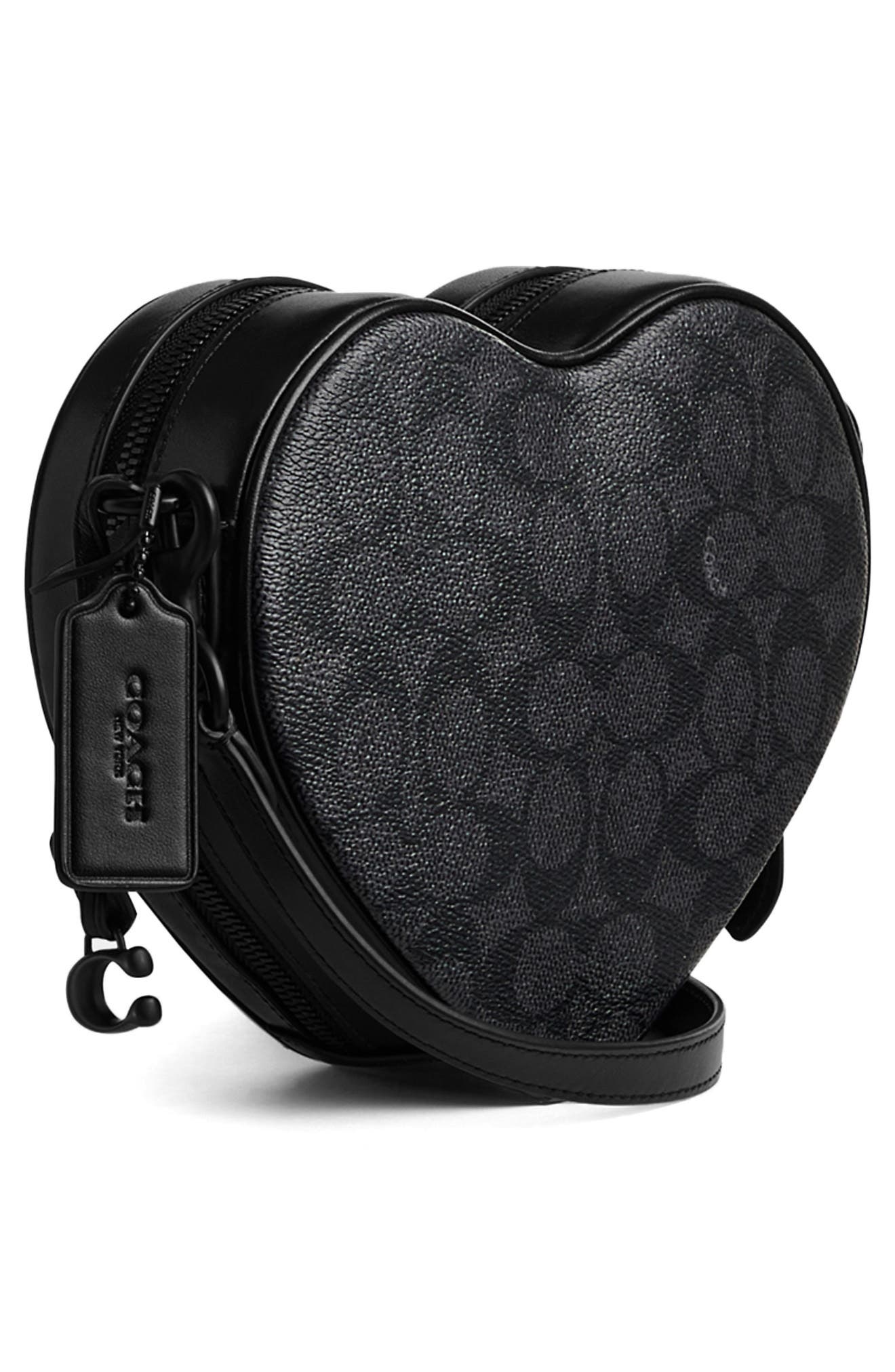 COACH Signature Coated Canvas Heart Crossbody Bag Nordstrom