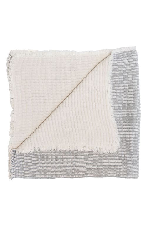 CRANE BABY Luxe Cotton Baby Blanket in Coastal at Nordstrom
