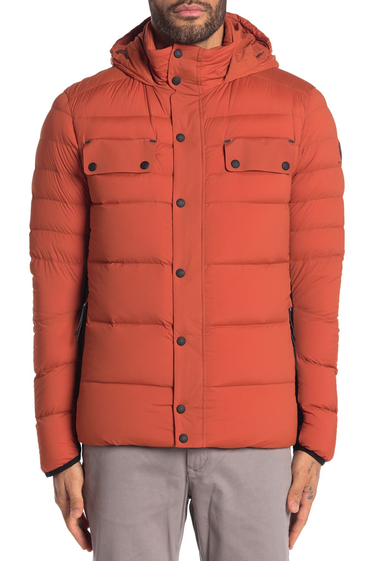 belstaff atlas hooded down jacket