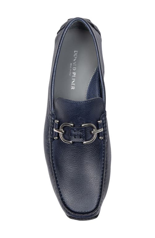 Shop Donald Pliner Dacio Bit Driving Loafer In Navy