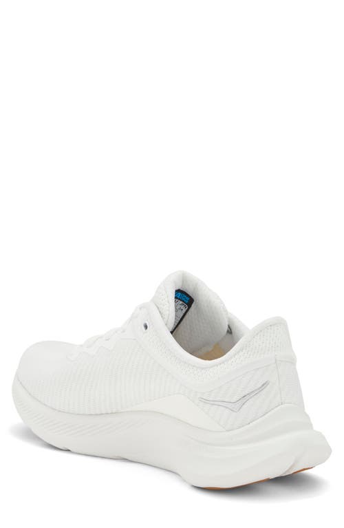 Hoka Solimar Running Shoe In White/white