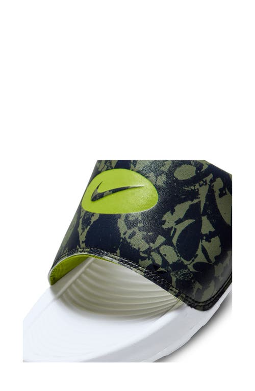 Shop Nike Victori One Sport Slide In Medium Olive/green/black