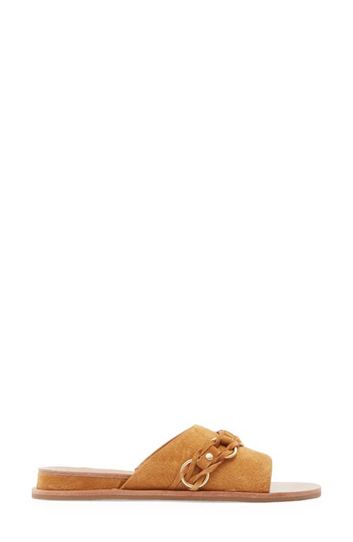 Rag & Bone Beau Chain Slide Sandal In Tobaccosd