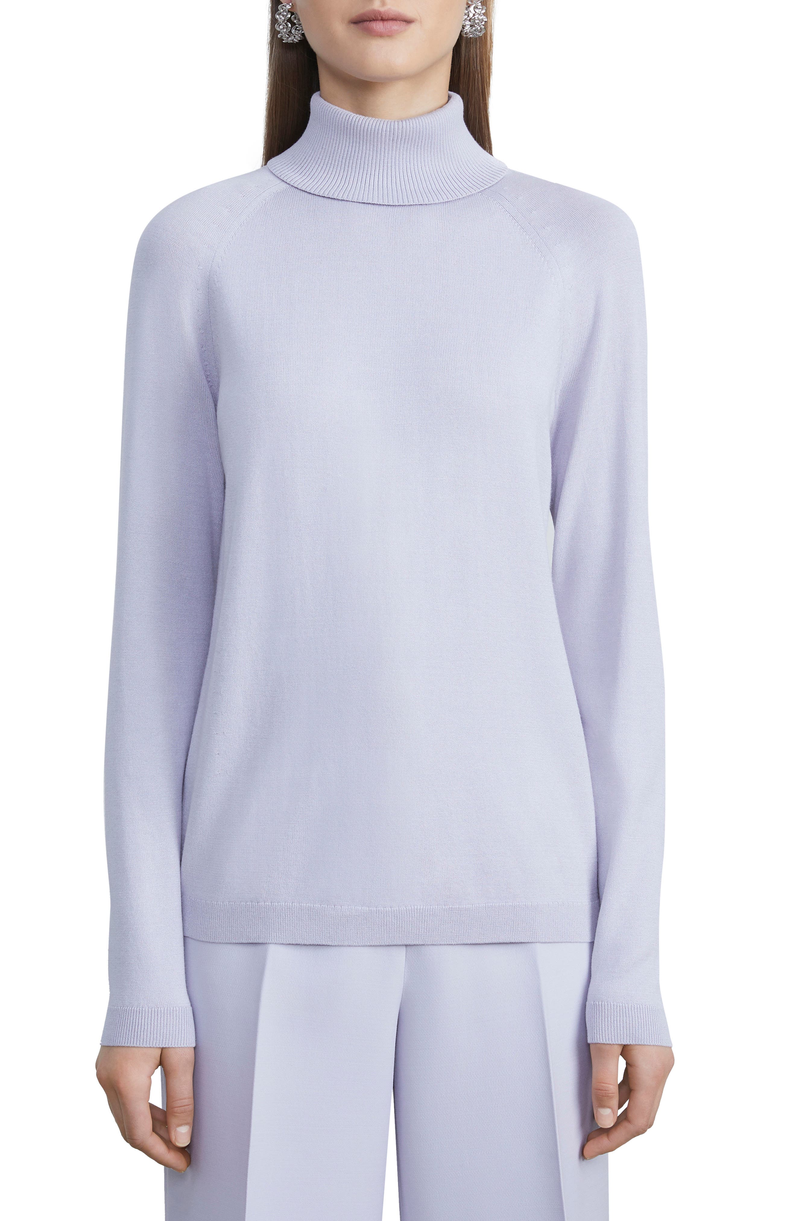 Women Monogram long turtleneck merino wool Clothing Gender-Neutral Adult Clothing Hoodies & Sweatshirts Sweatshirts 