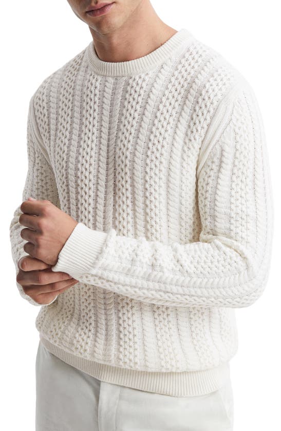 REISS ARLINGTON CABLE SWEATER