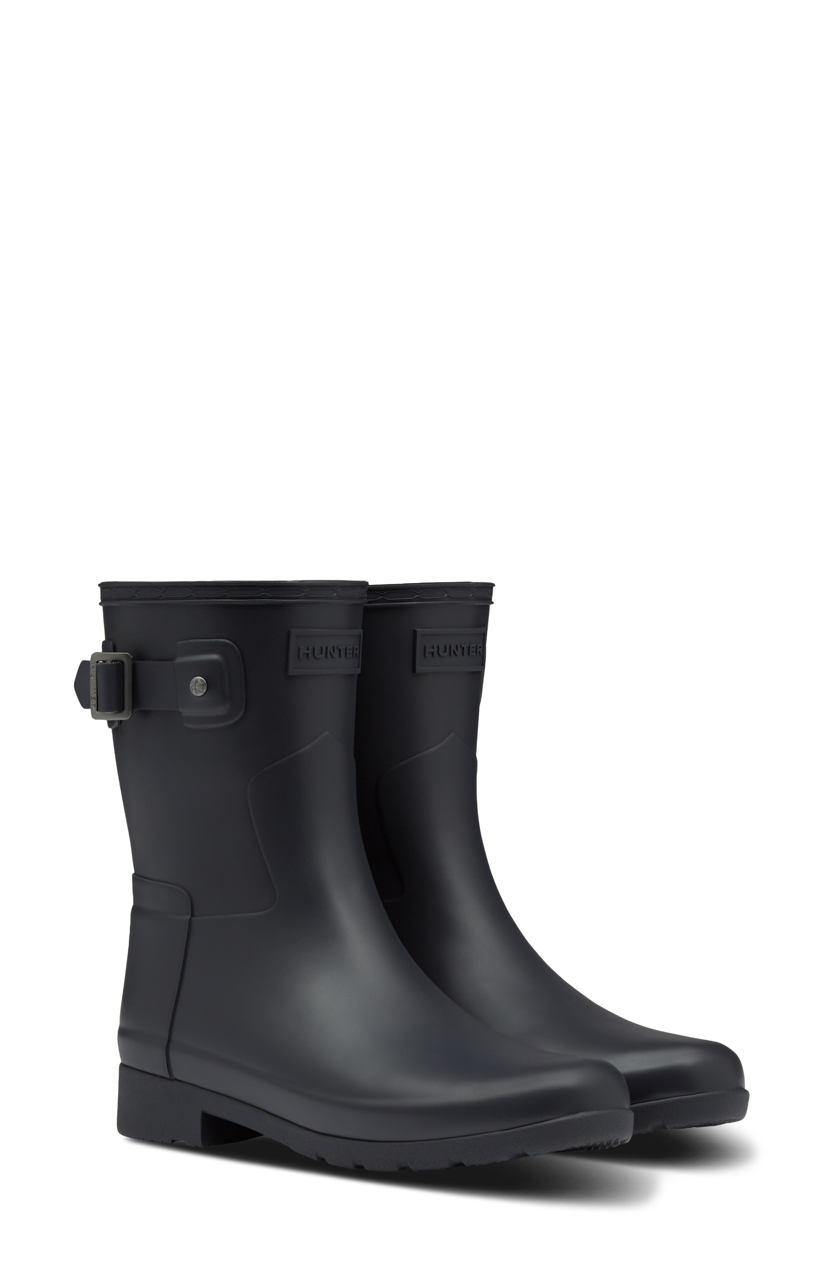 hunter original refined short waterproof rain boot