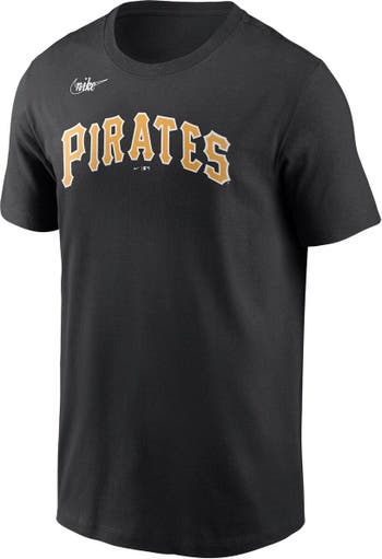 Nike Men's Nike Roberto Clemente Black Pittsburgh Pirates Cooperstown  Collection Name & Number T-Shirt