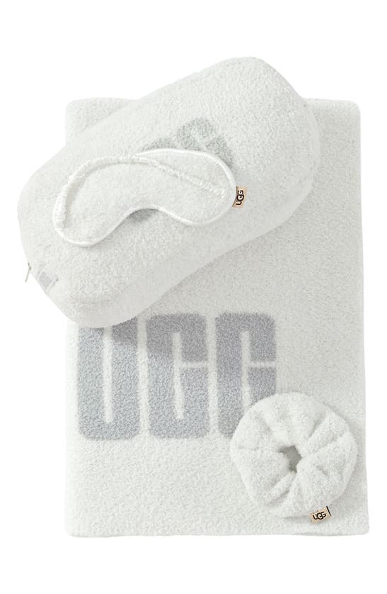 Shop Ugg Bode 4-piece Terry Travel Set In Snow