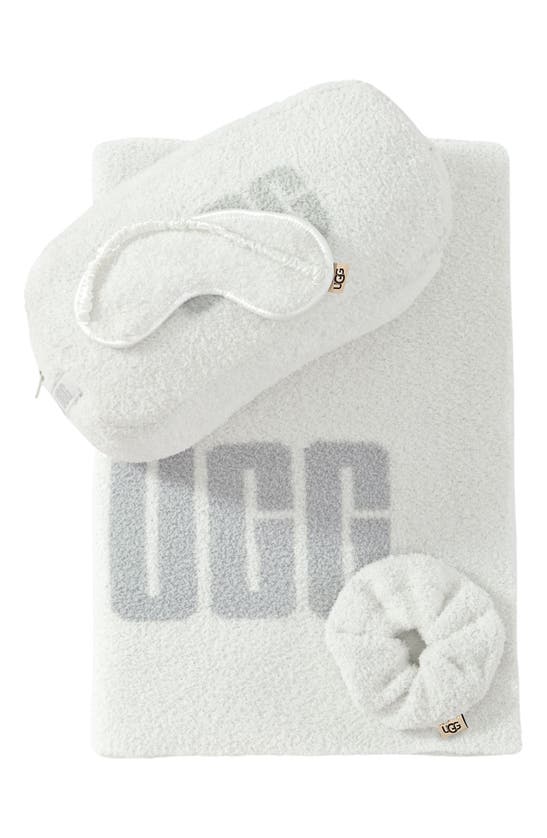 Ugg Bode 4-piece Terry Travel Set In Snow