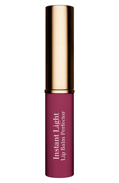 Clarins Instant Light Lip Balm Perfector, 0.06 oz In 08 Plum Shimmer
