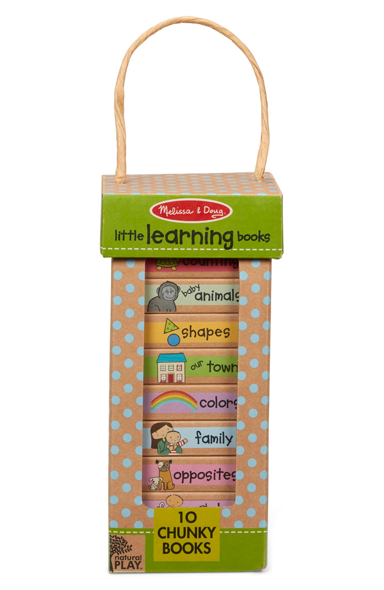 UPC 000772312448 product image for Girl's Melissa & Doug Little Learning Book Tower | upcitemdb.com