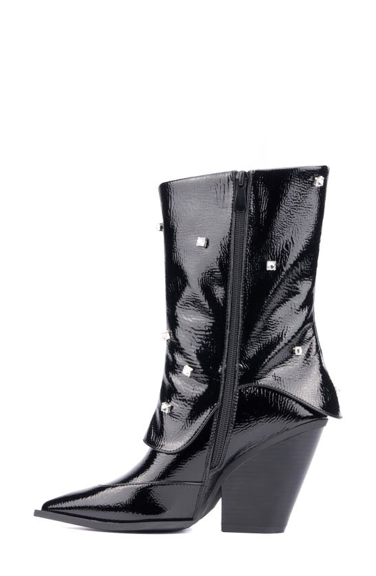 Shop Olivia Miller Bling Rhinestone Boot In Black