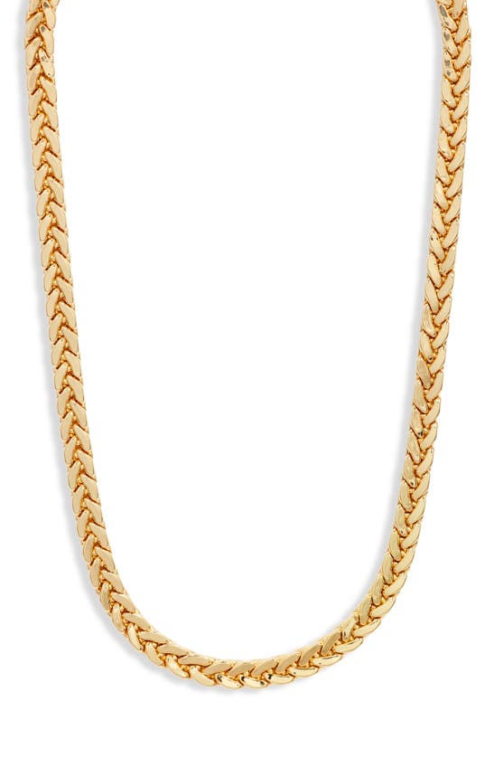 Shop Nordstrom Flat Braided Chain Necklace In Gold