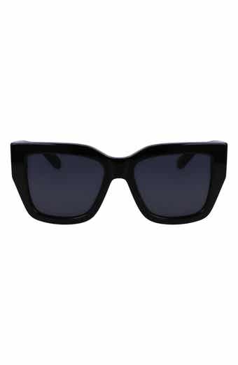 Fendi black cat eye top sunglasses