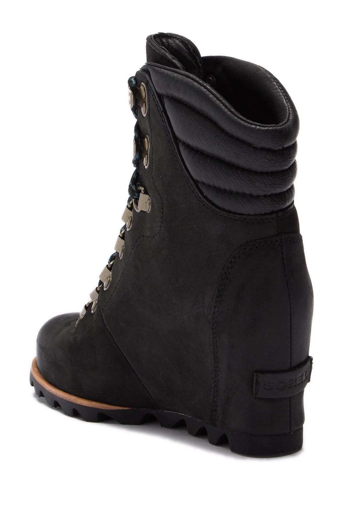 Conquest Waterproof Leather Wedge Boot 