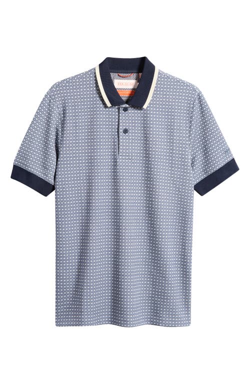 Sealskinz Ingworth Moon Print Polo In Navy