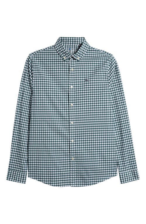 VINEYARD VINES VINEYARD VINES KIDS' ON-THE-GO BRRRº GINGHAM BUTTON-DOWN SHIRT 