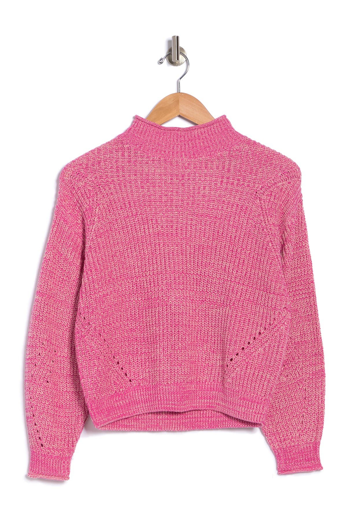 Abound | Easy Stitch Ribbed Knit Mock Neck Sweater | Nordstrom Rack