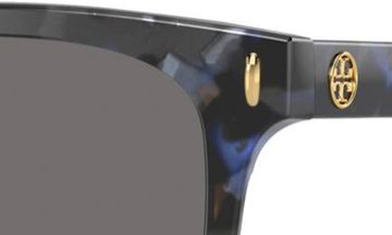 Tory Burch Woman Sunglass Ty7203u In Dark Grey/ Blue Tort