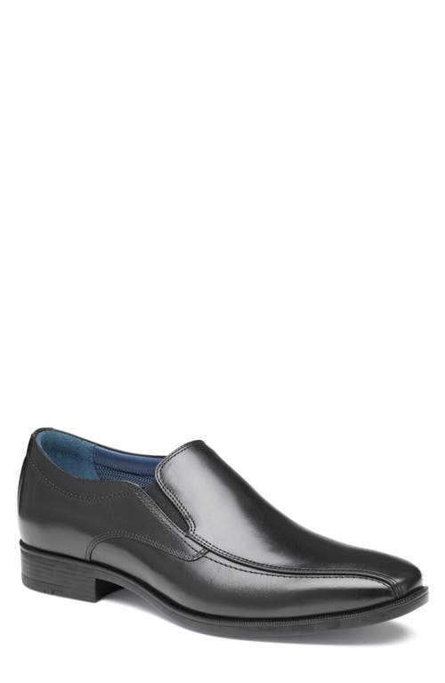 Shop Johnston & Murphy Gibbons Run Off Loafer In Black Full Grain