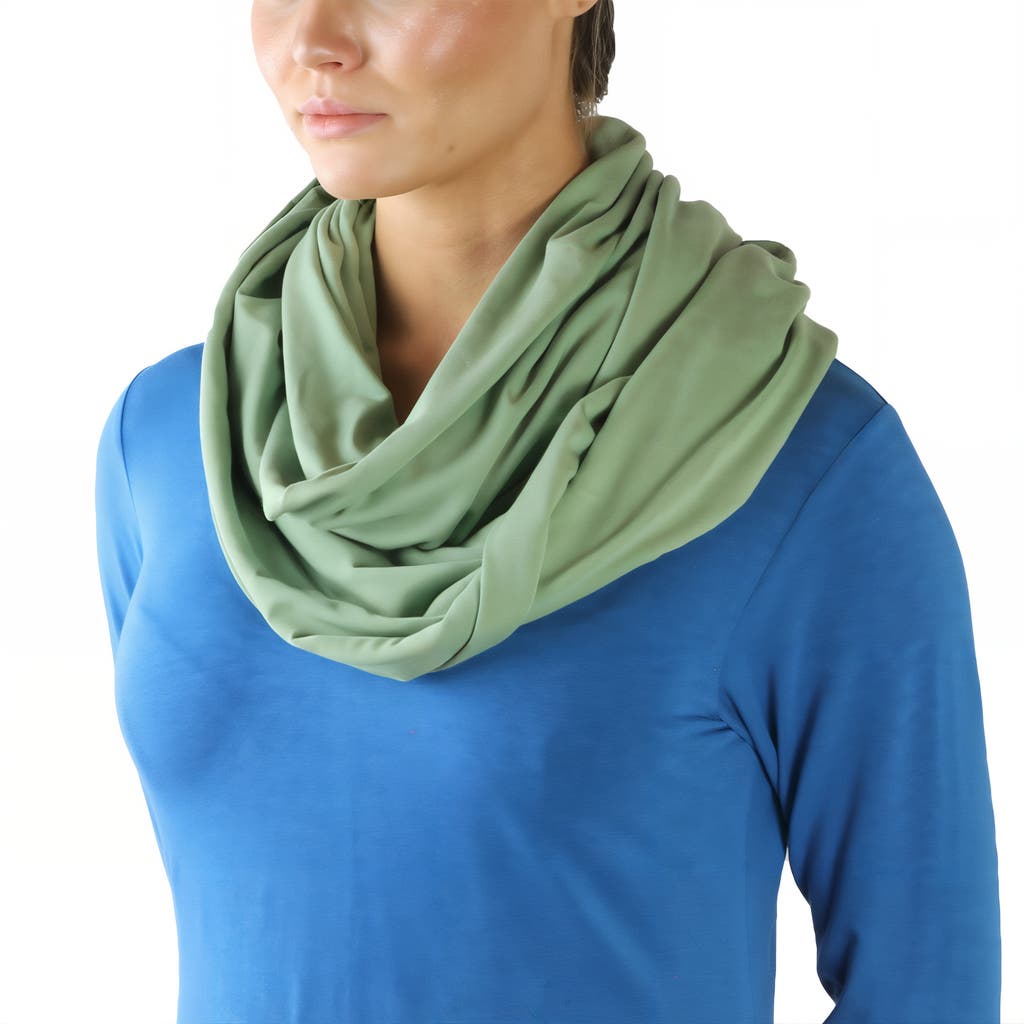 Uv Skinz Packable Infinity Scarf In Sage