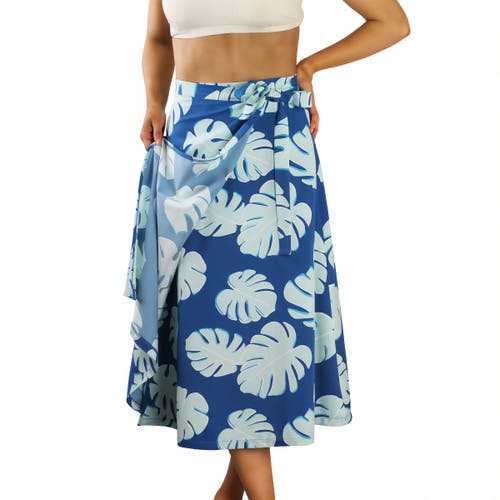 Shop Uv Skinz Wrap Skirt In Mykonos Flora