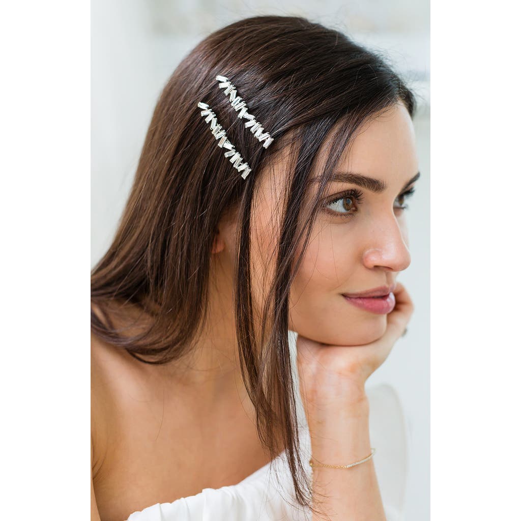 Brides And Hairpins Brides & Hairpins Tobi Set Of 2 Hair Clips In Neutral